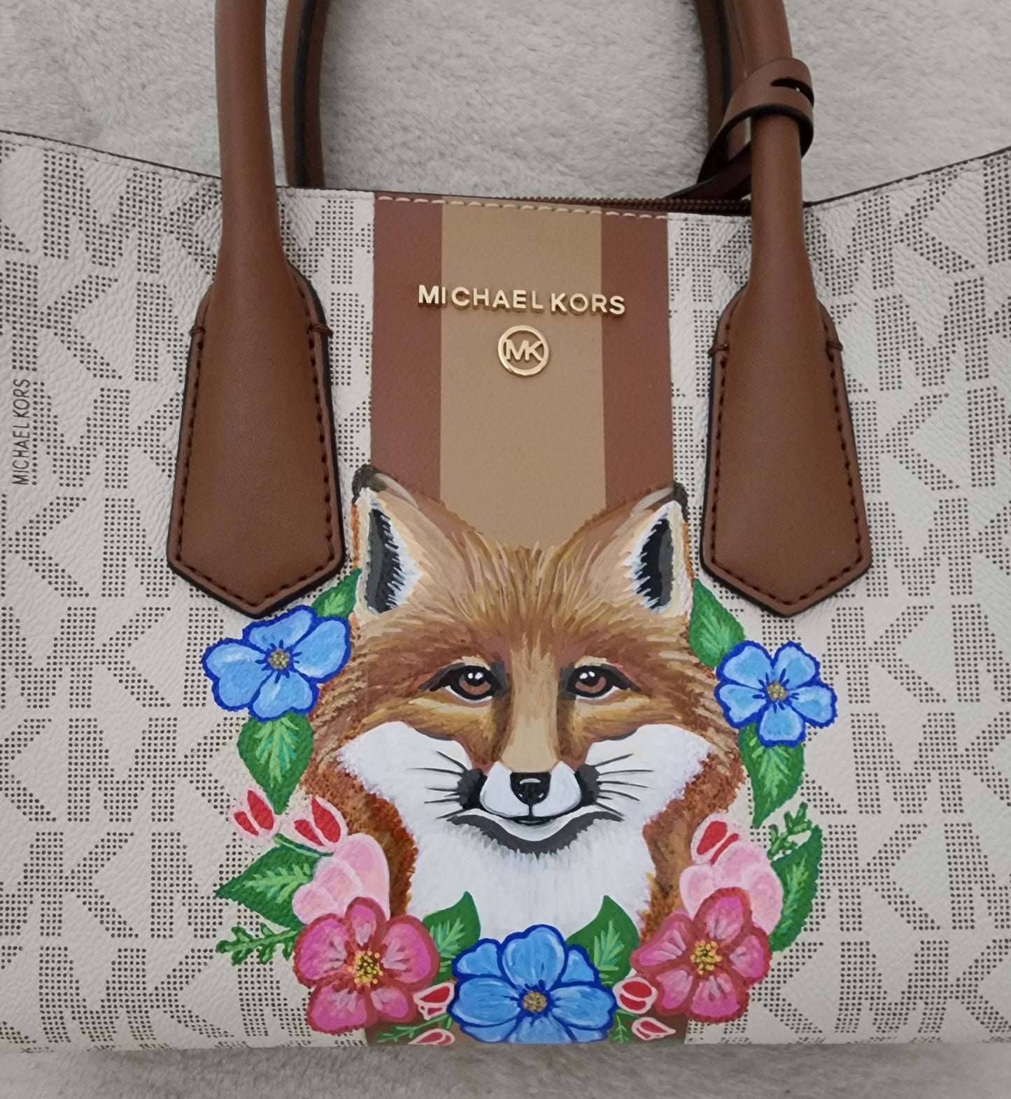 Michael Kors Fox and Floral bag / crossbody